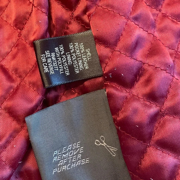 🧥Women’s Black Croft and Barrow Leather Jacket -  Size Large 🖤 - Picture 10 of 13